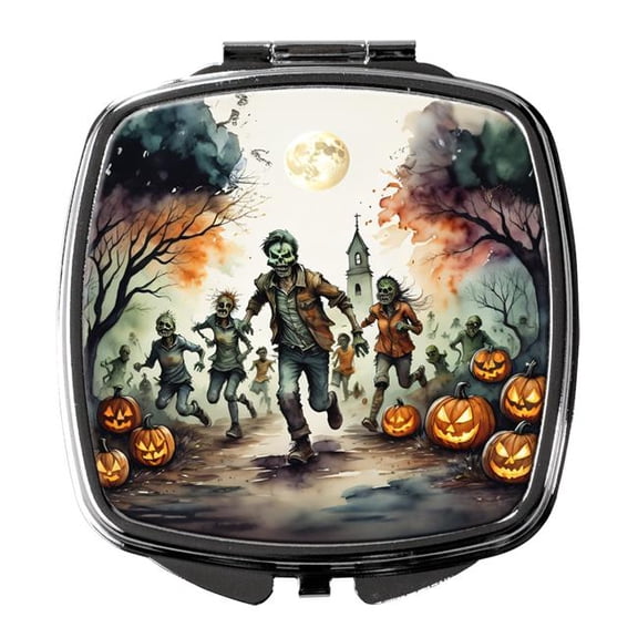 3 x 2.75 in. Zombies Spooky Halloween Compact Mirror