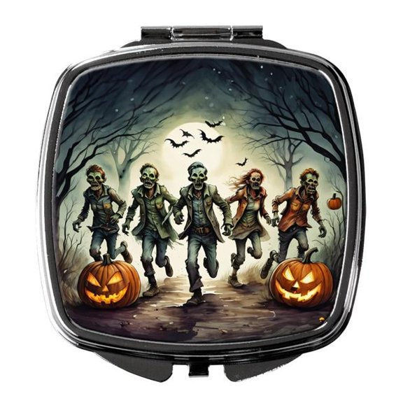 3 x 2.75 in. Zombies Spooky Halloween Compact Mirror