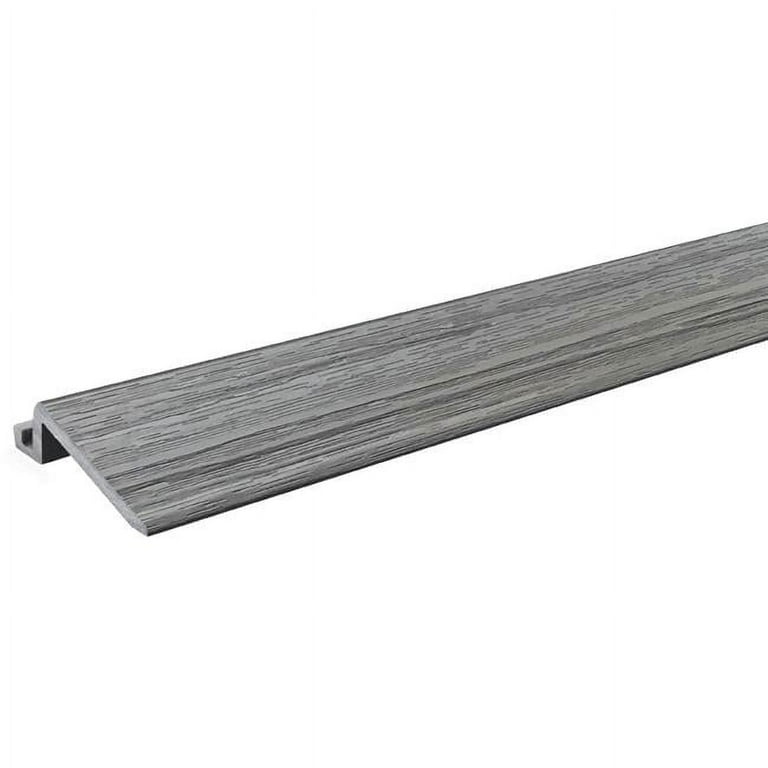Aura 1 in. H X 24 in. L Prefinished Gray Oak Polystyrene Floor Transition Aura 1 in. H X 24 in. L Prefinished Gray Oak Polystyrene Floor Transition