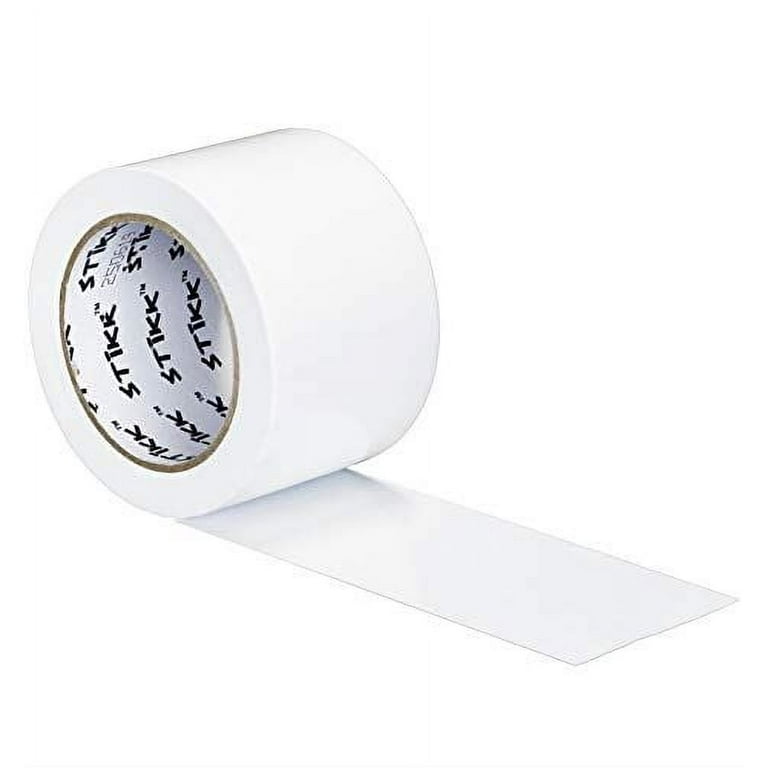 3 x 25 yd 7.5 Mil Thick White Duct Tape PE Coated Weather Resistant (2.83 in 72mm)