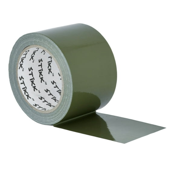 3" x 25yd 7.5Mil Thick Drab Olive Duct Tape PE Coat Weather Resistant 2.83" 72mm