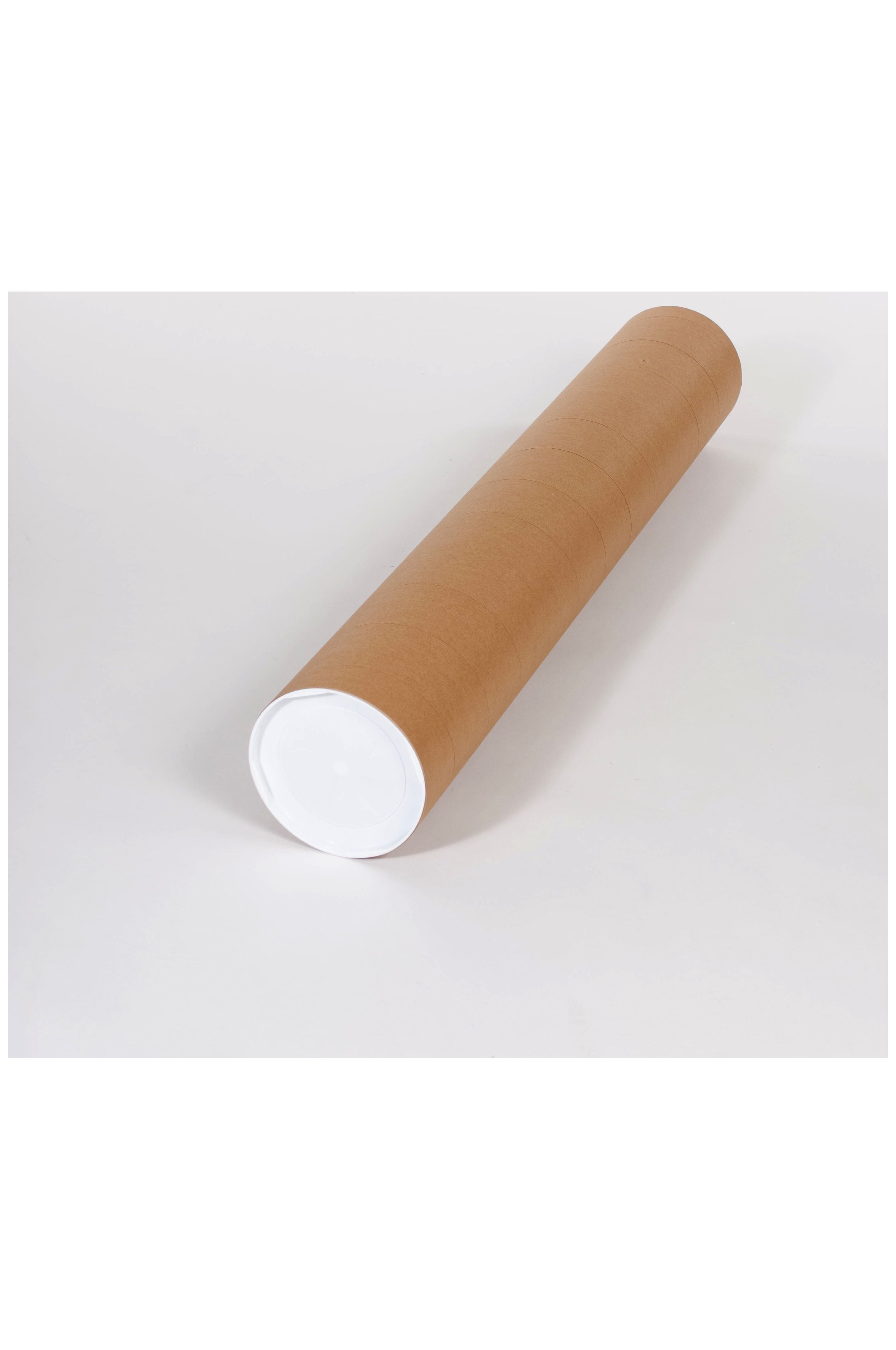 Office Depot® Brand Kraft Mailing Tubes With Plastic Endcaps, 3 x 24,  Pack Of 24
