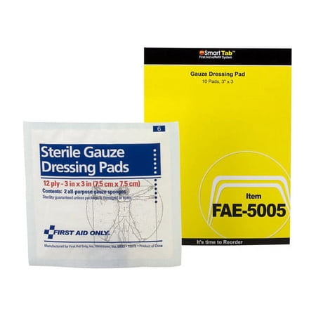 3" x 3" Gauze Pads, 2 Pkg/5 Each (21 Boxes)