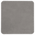 thumbnail image 1 of 3" x 3" Square GRAY/BLACK Blank Laserable Leatherette Patch with Adhesive-Pack of 6 GRAY/BLACK, 1 of 2