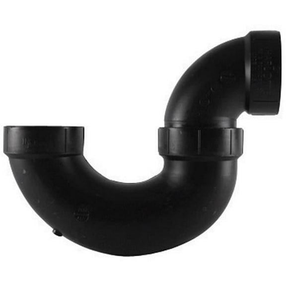 3 x 3 in. ABS P-Trap Pipe with Solvent Weld