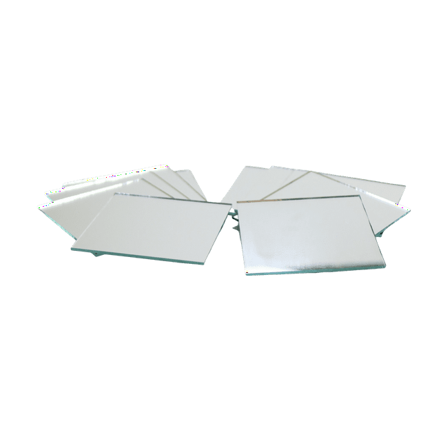 3 x 3 inch Glass Craft Small Square Mirrors 10 Pieces Mosaic Mirror Tiles