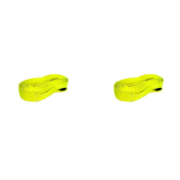 3" x 30' 2-ply Recovery Strap w/ Cordura Reinforced Eyes - 2 Pack
