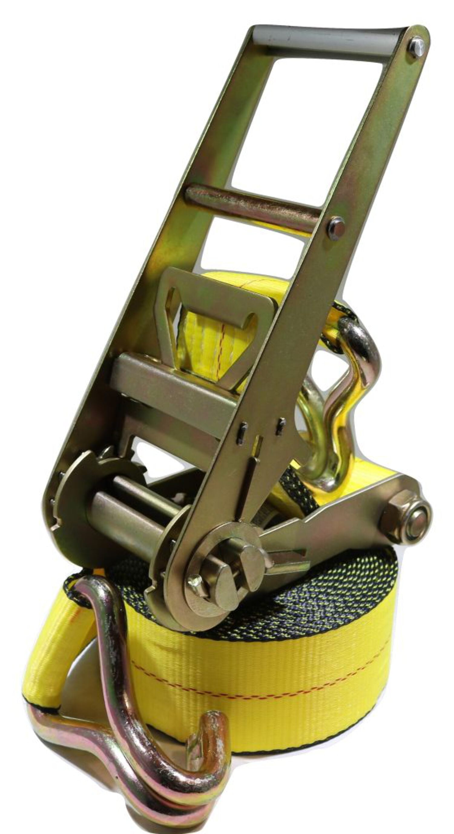 3" x 30 ft. Heavy Duty Flatbed Ratchet Strap w/ Wire Hooks