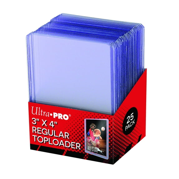 Ultra Pro 35pt 3X4 Clear Regular Toploader 25ct Trading Cards NBA NFL TCG CCG