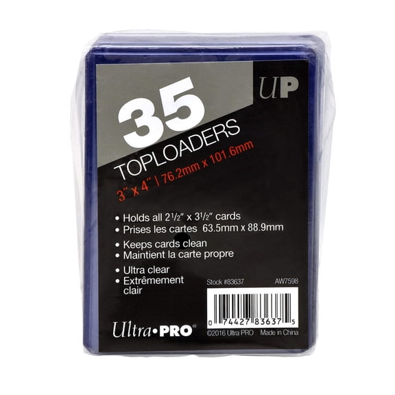 Ultra Pro Toploaders, Pack of 35
