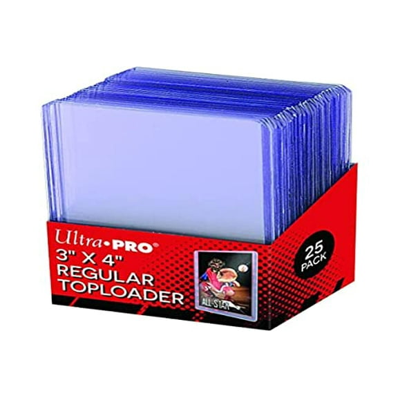 Ultra PRO: Toploader - 3" x 4" (25ct - Regular with Card Sleeves)