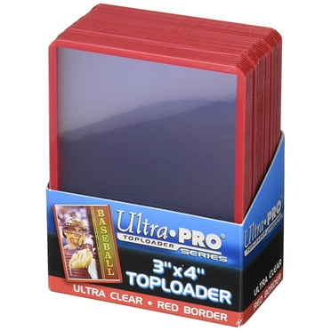 4 Ultra Pro 75pt Top Loaders - 25 Toploaders Per Pack (100 Total