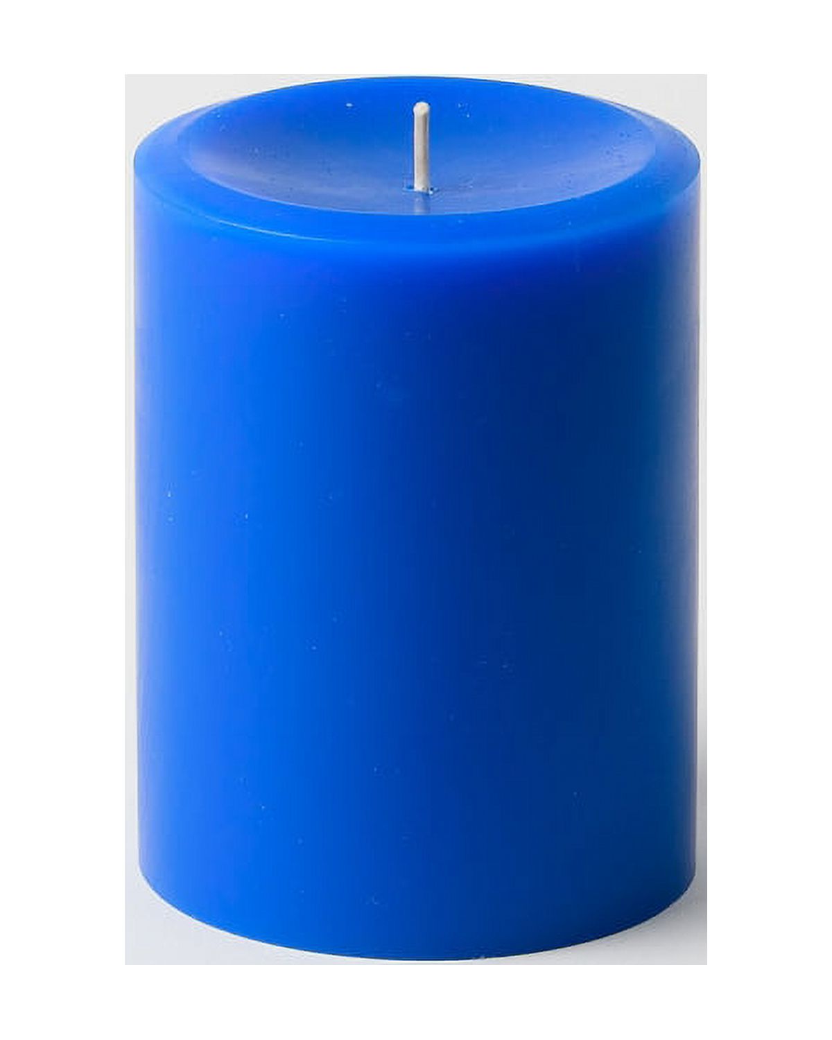 3" x 4" Navy Blue Pillar Candles (Set of 3)