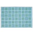 thumbnail image 1 of 3 x 4 ft. 6 in. Squared Decorative Rectangle Rug - Light Green, 1 of 1
