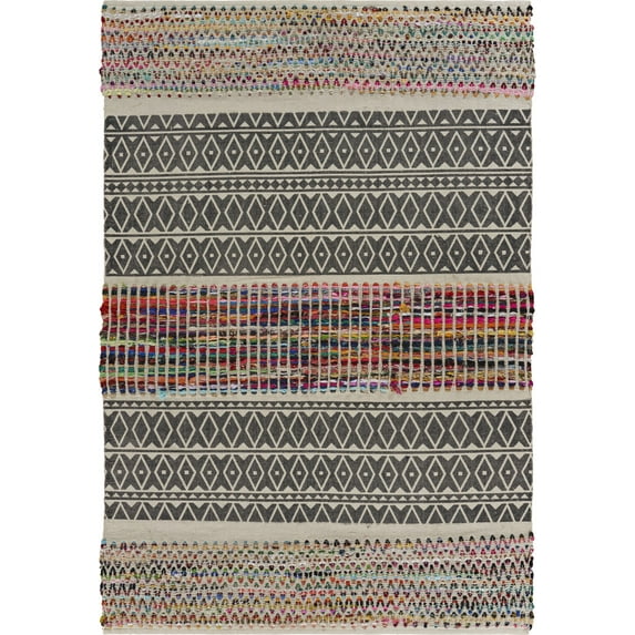 3’ x 5’ Colorful Traditional Chindi Area Rug