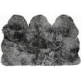thumbnail image 1 of 3' x 5' Gray Natural Sheepskin Area Rug, 1 of 4