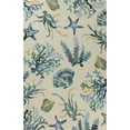 thumbnail image 1 of 3' x 5' Ivory or Blue Ocean UV Treated Area Rug, 1 of 4