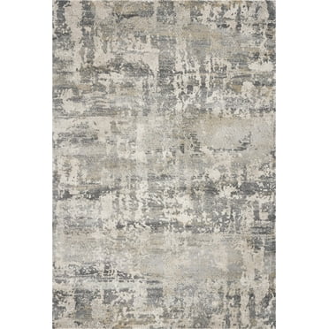 3' x 5' Natural Abstract Area Rug