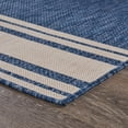 thumbnail image 1 of 3â€™ x 5â€™ Navy Nautical Indoor Outdoor Area Rug, 1 of 9