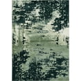 thumbnail image 1 of 3' x 5' Silver Charcoal Abstract Area Rug, 1 of 6