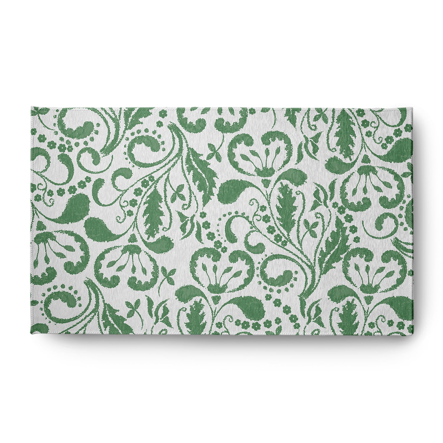 3' x 5' Simply Daisy Aurora French Country Chenille Area Rug, Green