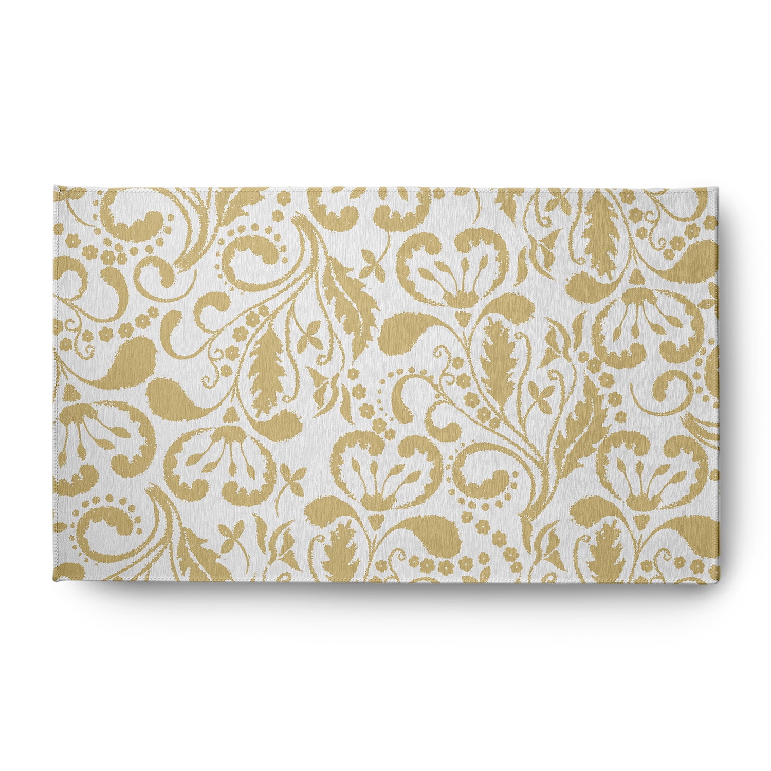 3' x 5' Simply Daisy Aurora French Country Chenille Area Rug, Yellow