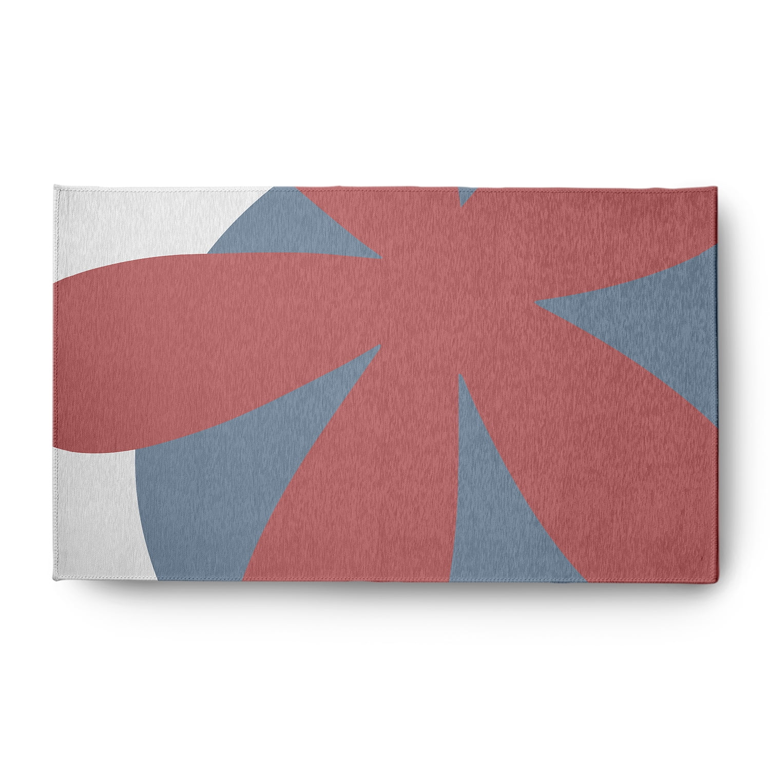 3' x 5' Simply Daisy Bold Flower Modern & Contemporary Chenille Area Rug, Bright Mauve Pink