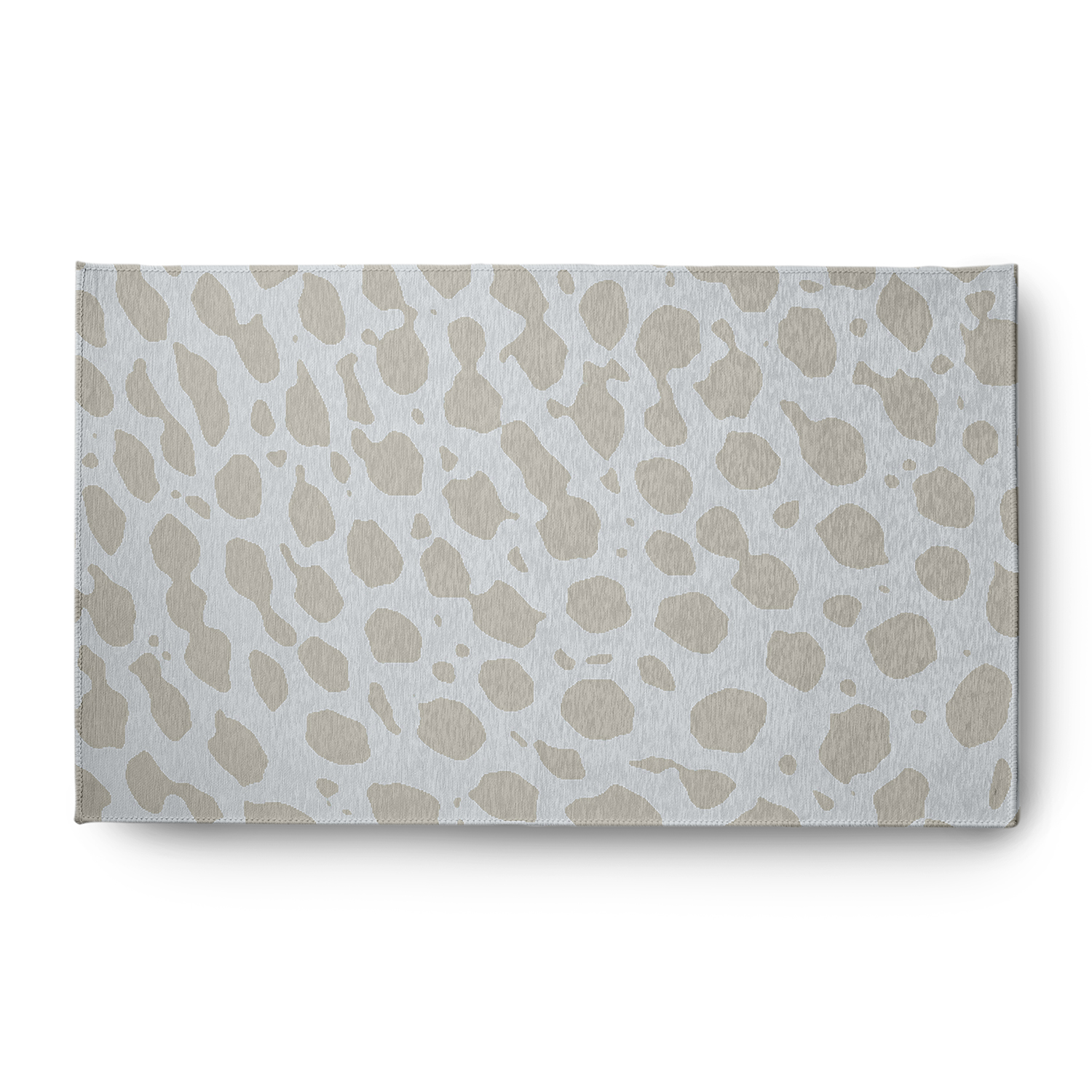 3' x 5' Simply Daisy Leopard Pattern Modern & Contemporary Chenille Area Rug, Tan
