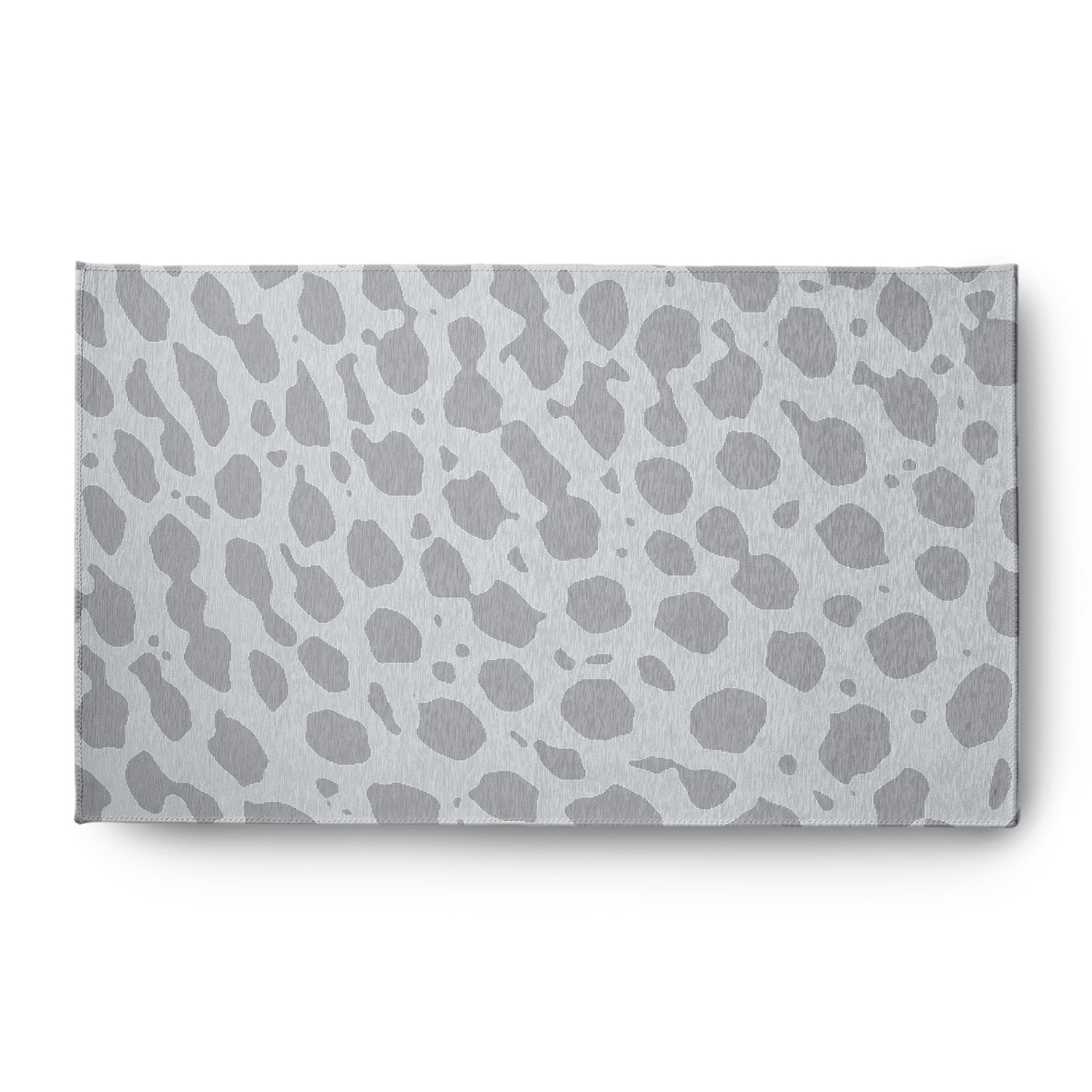 3' x 5' Simply Daisy Lots of Spots Modern & Contemporary Chenille Area Rug, Light Grey