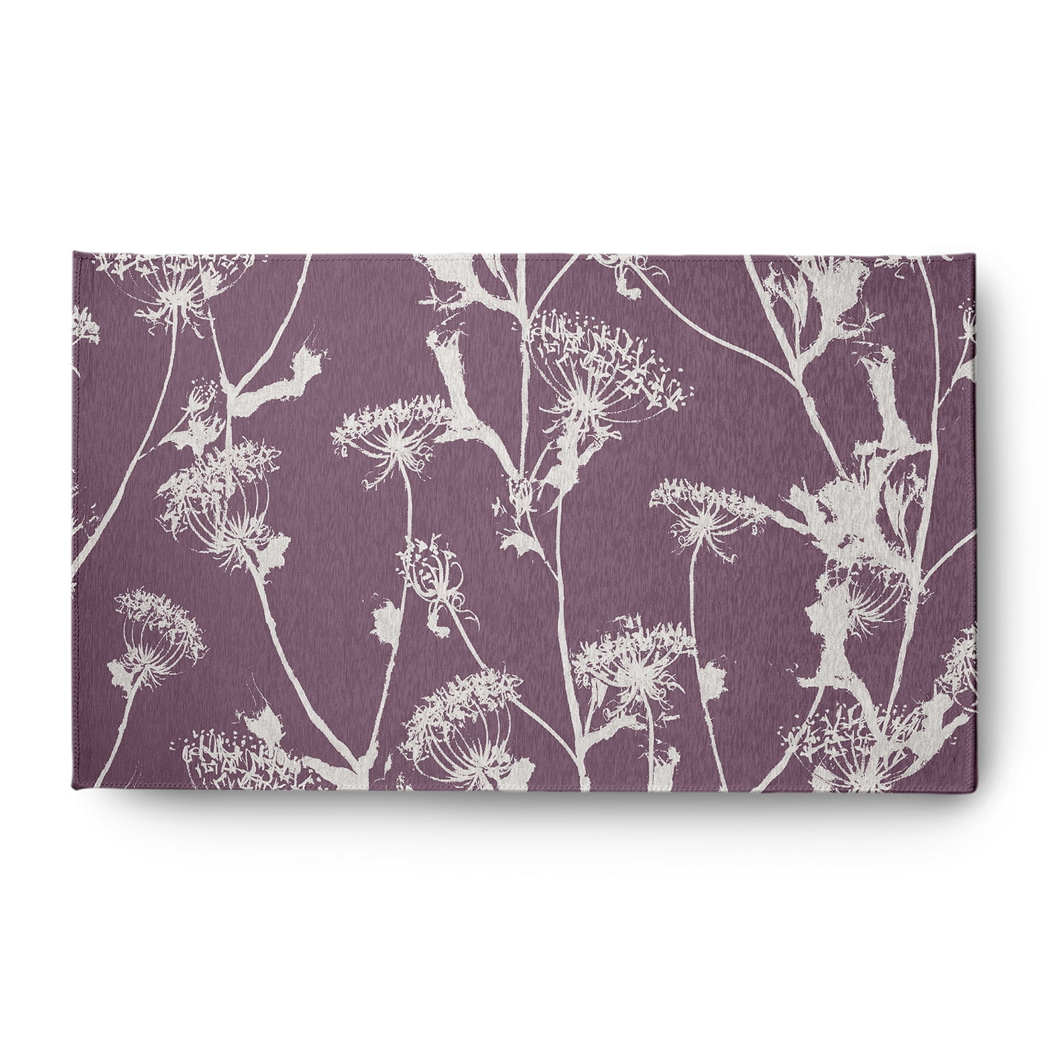 3' x 5' Simply Daisy Windy Blossom Modern & Contemporary Chenille Area Rug, Purple