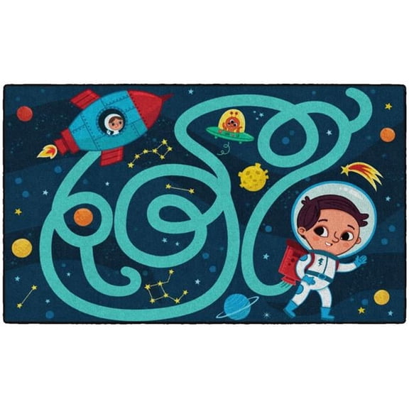 3 x 5 Space Maze Rug - Rectangle