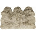 thumbnail image 1 of 3' x 5' Taupe Natural Sheepskin Area Rug, 1 of 4
