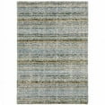 thumbnail image 1 of 3 x 5 ft. Abstract Power Loom Stain Resistant Area Rug - Blue and Ivory - 3' x 5', 1 of 1
