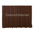thumbnail image 1 of 3 x 5 ft Backdrop Background FOR PIPE AND DRAPE DISPLAYS Polyester 24 COLORS", (Color: Brown), 1 of 1
