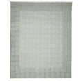 thumbnail image 1 of 3 x 5 ft. Blue Geometric Flatweave Handmade Distressed Rectangle Area Rug with Fringe, 1 of 1