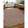 thumbnail image 1 of 3 x 5 ft. Contemporary Hand Woven Kelim Woolen Area Rug, Cream & Red, 1 of 1