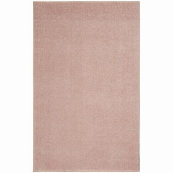 3 x 5 ft. Pink Non Skid Indoor & Outdoor Rectangle Area Rug - Pink - 3 x 5 ft.