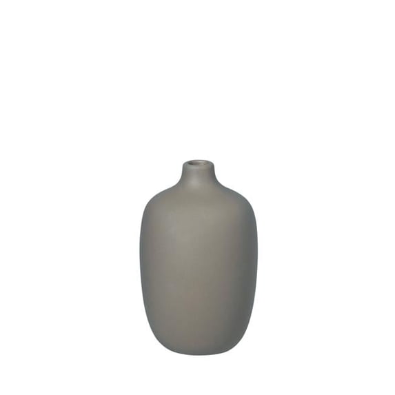 3 x 5 in. Ceola Ceramic Vase, Satellite Taupe