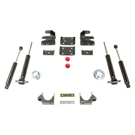 3 x 5 in. Front & Rear Lowering Kit for 2007-2018 GMC Sierra 1500