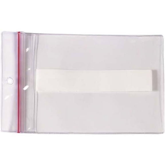 3 x 5 in. Press-On Vinyl Envelopes - Reclosable - Pack of 25