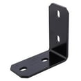 thumbnail image 1 of 3 x 6.25 x 0.25 in. Steel Inside & Outside Corner Brace, Black, 1 of 1