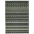 thumbnail image 1 of 3' x 6' Black Ivory Machine Woven Geometric Indoor Area Rug, 1 of 3