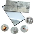 thumbnail image 1 of 3" x 6" Subway Tile Peel and Stick Backsplash, Thick PVC Stick on Wall Tiles (100, Grey & Brown Slate), 1 of 5