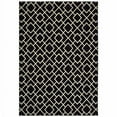 thumbnail image 1 of 3 x 6 ft. Black Ivory Machine Woven Geometric Diamonds Indoor Area Rug, 1 of 1