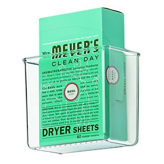 3 x 6 x 5 in. Clear Plastic Linus Affixx Laundry Organizer