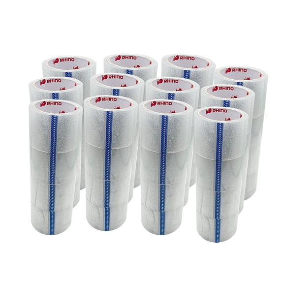 3" x 65 Yards Box Carton Sealing Packing Tape 48 Rolls