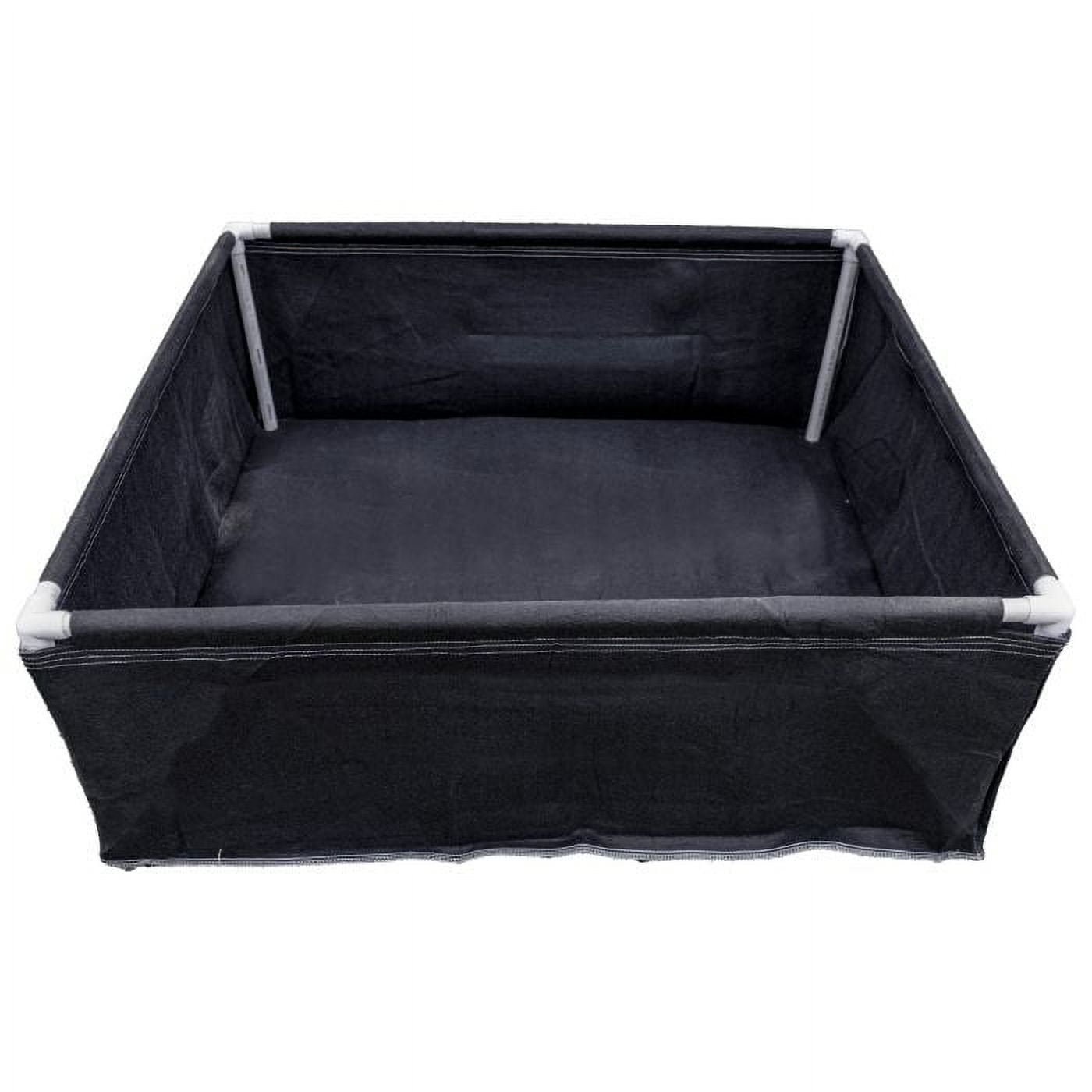 3' x 3' (67 gal) Fabric Grow Bed w/ PVC Frame, Raised Garden Bed