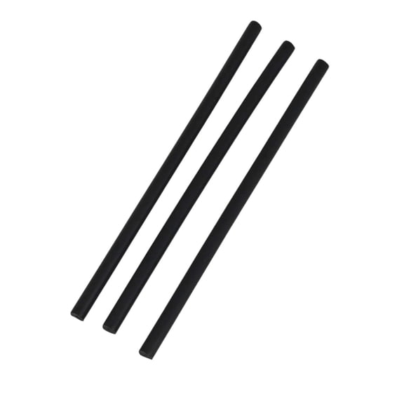 3 x 8mm Wintersteiger P-tex Drip Candles -- Black