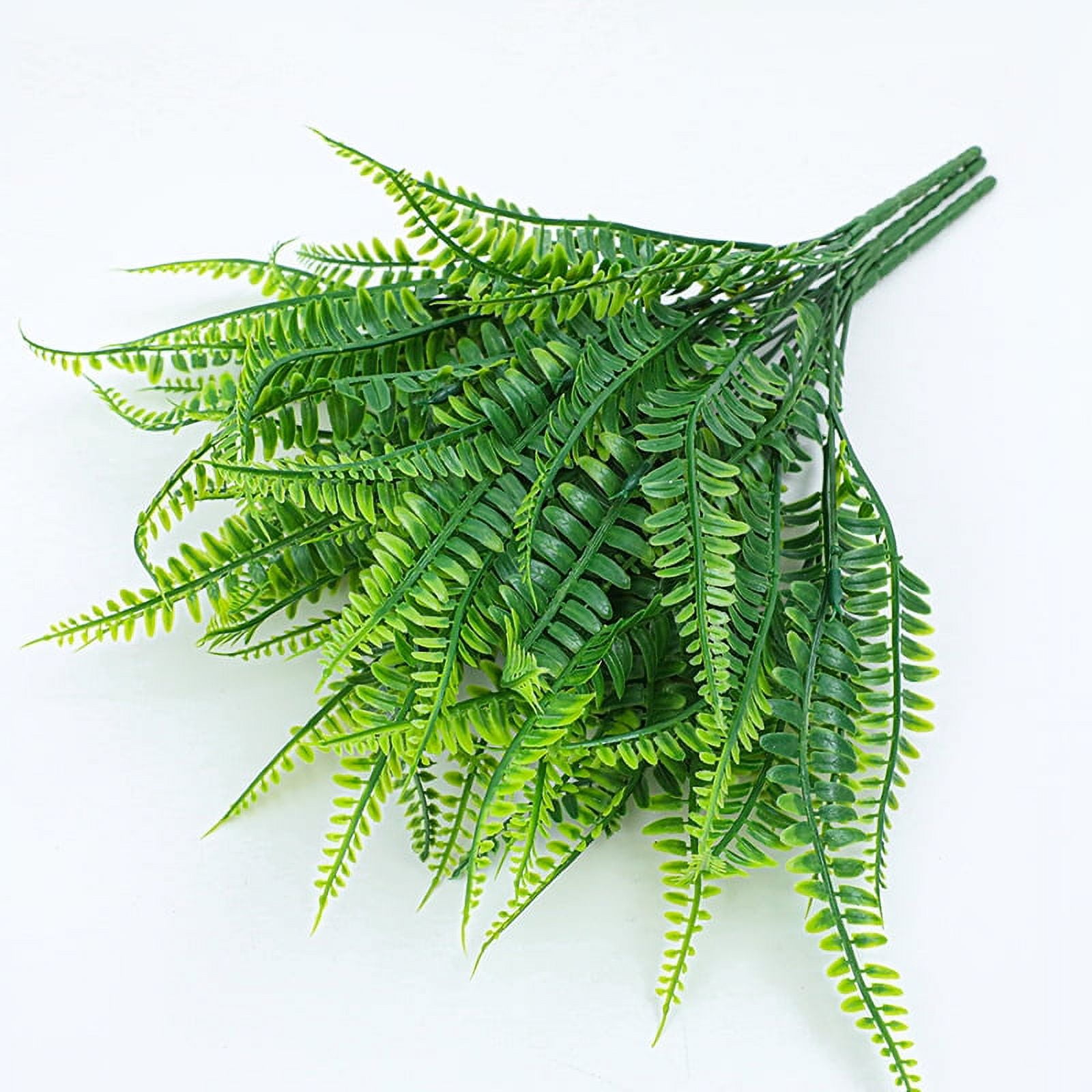 3 x Artificial Persian Grass Fern,Spring Green Simulation Leaf Fern