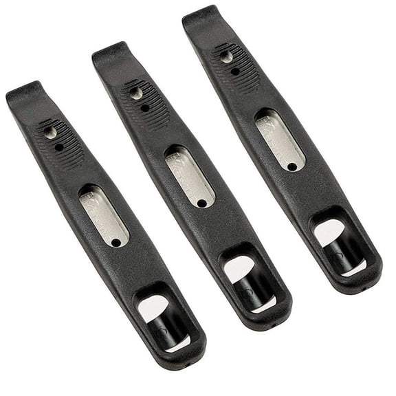 3 x BIKEHAND Bike Plastic Metal Boosted Tool Tire Levers - Remove Tire at Ease